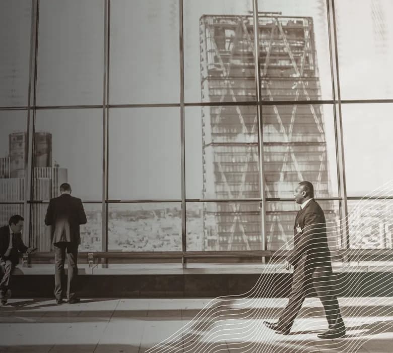 Risk management professionals collaborating